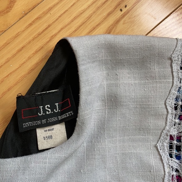 Vintage J.S.J. Flower Dress - Picture 9 of 16